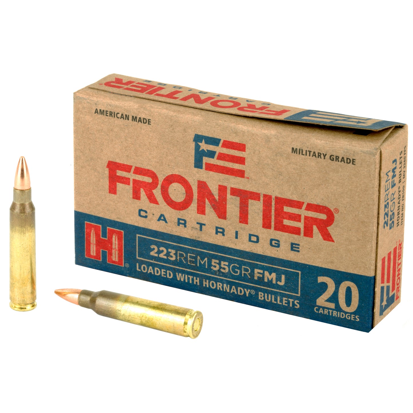 FRONTIER 223 55GR FMJ 20/500