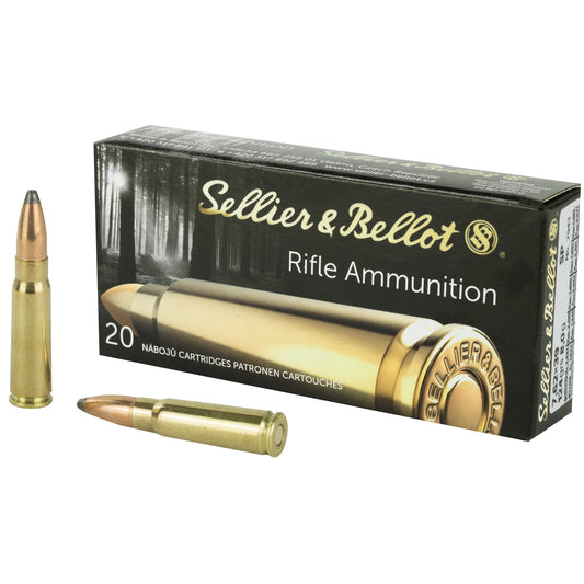 S&B 7.62x39 124GR Soft Point 20/600