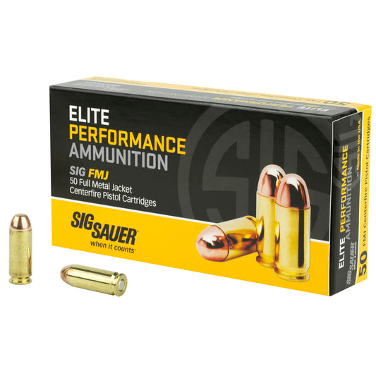 SIG AMMO ELITE PERFORMANCE 10MM 180Gr FMJ 50/1000